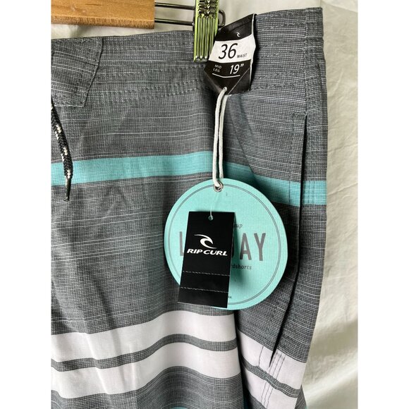 NWT Summer Spring Surf Seaside Ocean RipCurl Mid Leg  Board shorts, Men's 36 - Picture 5 of 11